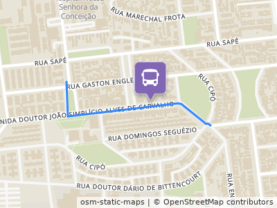 Mapa da parada