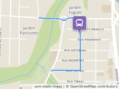 Mapa da parada