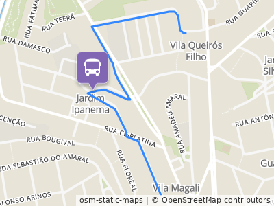 Mapa da parada
