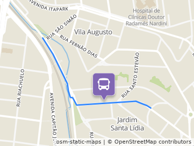 Mapa da parada