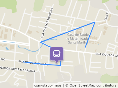 Mapa da parada