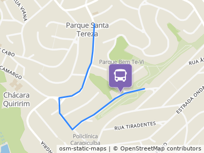 Mapa da parada