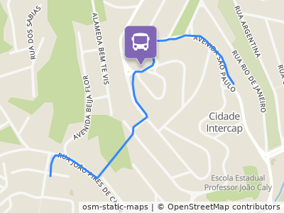 Mapa da parada