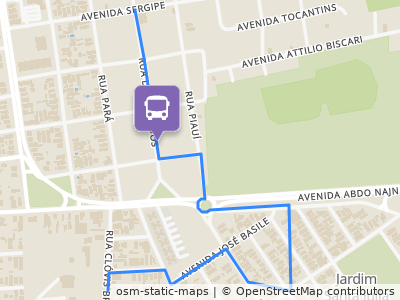 Mapa da parada