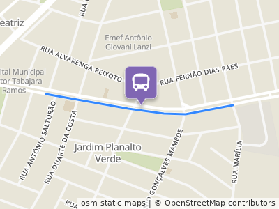 Mapa da parada