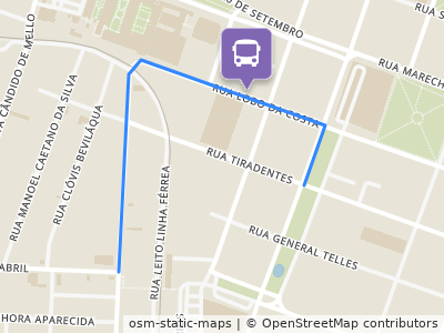 Mapa da parada