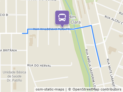 Mapa da parada