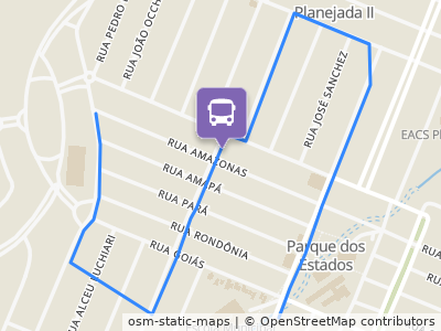 Mapa da parada