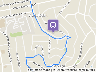 Mapa da parada