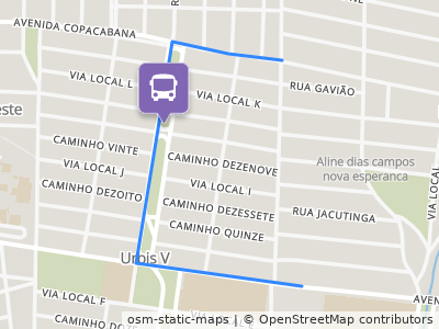 Mapa da parada