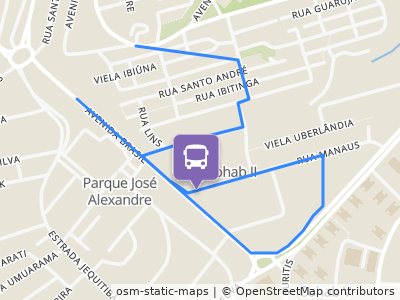 Mapa da parada