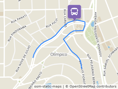 Mapa da parada