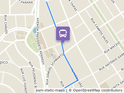 Mapa da parada