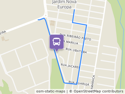 Mapa da parada