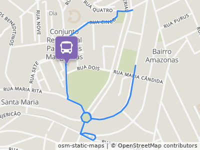 Mapa da parada