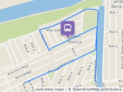 Mapa da parada