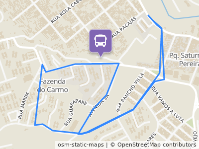 Mapa da parada