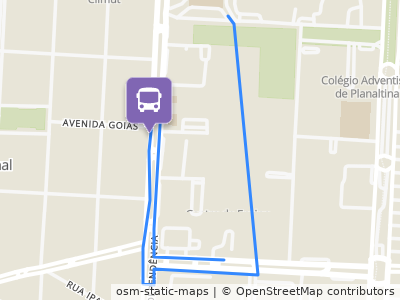 Mapa da parada