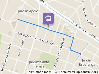 Mapa da parada