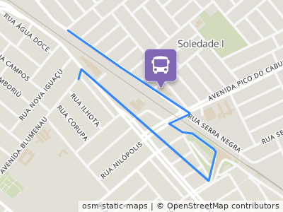 Mapa da parada