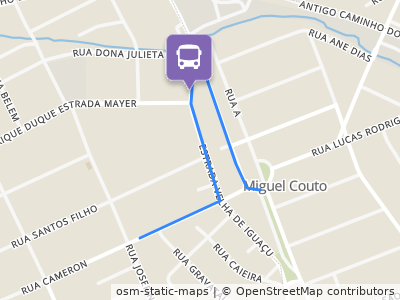 Mapa da parada