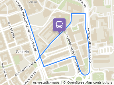 Mapa da parada