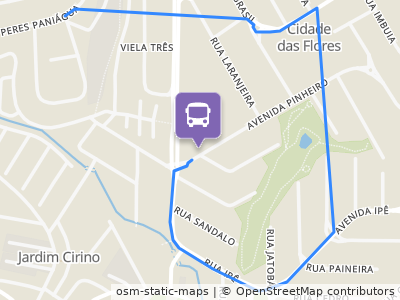 Mapa da parada