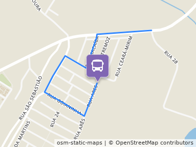 Mapa da parada