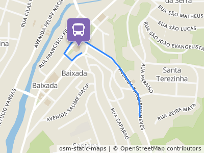 Mapa da parada