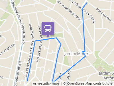 Mapa da parada
