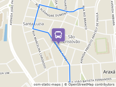 Mapa da parada