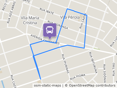 Mapa da parada