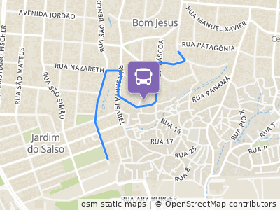 Mapa da parada