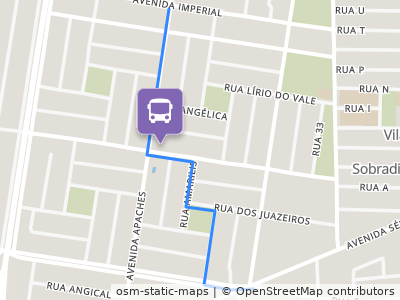 Mapa da parada