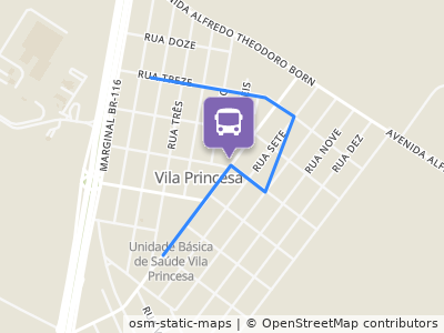 Mapa da parada
