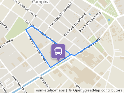 Mapa da parada