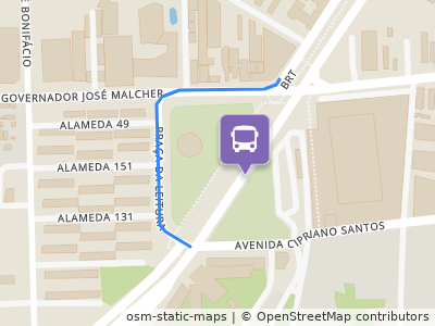 Mapa da parada