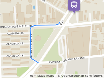 Mapa da parada