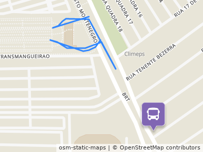 Mapa da parada