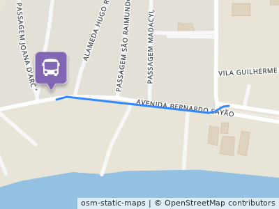 Mapa da parada