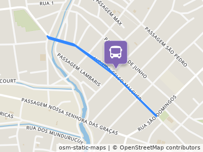 Mapa da parada