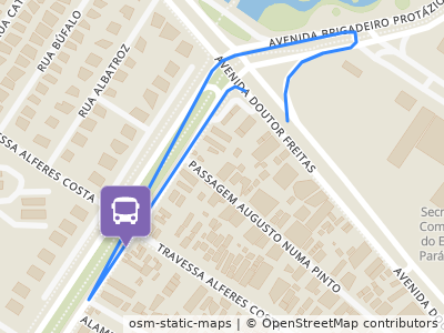 Mapa da parada