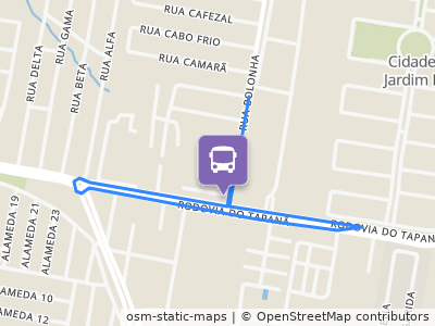 Mapa da parada