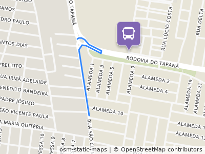 Mapa da parada