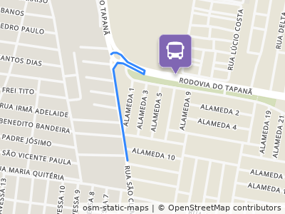 Mapa da parada