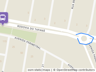 Mapa da parada