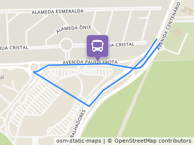 Mapa da parada