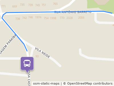 Mapa da parada