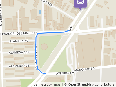 Mapa da parada