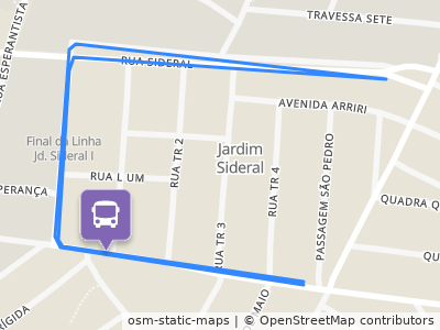 Mapa da parada